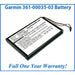 Battery Replacement Kit For Garmin Nuvi - 361-00035-03 - NewPower99 CANADA