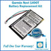 Battery Replacement Kit For The Garmin Nuvi 1490T PRO GPS - NewPower99 CANADA