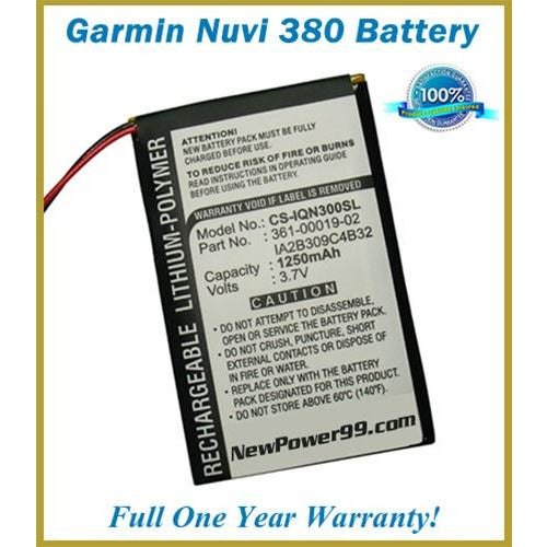 Battery Replacement Kit For The Garmin Nuvi 380 GPS - NewPower99 CANADA