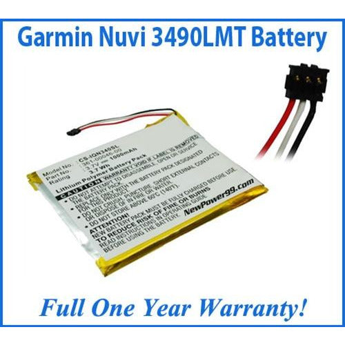 Garmin Nuvi 3490LMT Battery Replacement Kit with Tools, Video Instructions, Extended Life Battery and Full One Year Warranty - NewPower99 CANADA