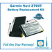 Garmin Nuvi 3760T Battery Replacement Kit with Tools, Video Instructions, Extended Life Battery and Full One Year Warranty - NewPower99 CANADA