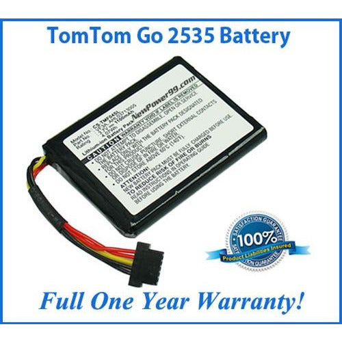 TomTom Go 2535 Battery Replacement Kit with Tools, Video Instructions, Extended Life Battery and Full One Year Warranty - NewPower99 CANADA