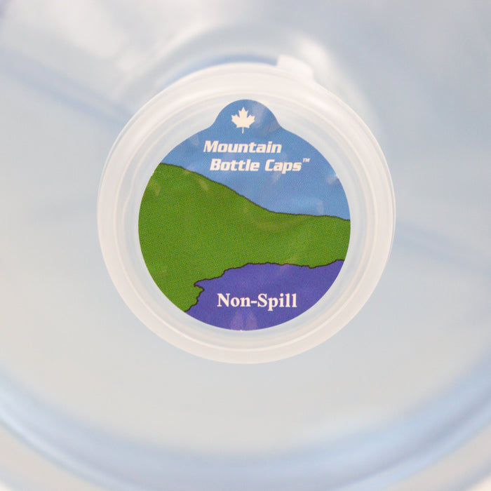 Made in Canada - Non-Spill, Leak-Proof Bottle Caps for 3 & 5 Gallon Water Bottles, 250 Pack - BPA Free - from MOUNTAIN BOTTLE CAPS™