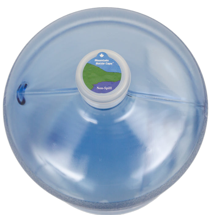 Made in Canada - Non-Spill, Leak-Proof Bottle Caps for 3 & 5 Gallon Water Bottles, 20 Pack - BPA Free - from MOUNTAIN BOTTLE CAPS™