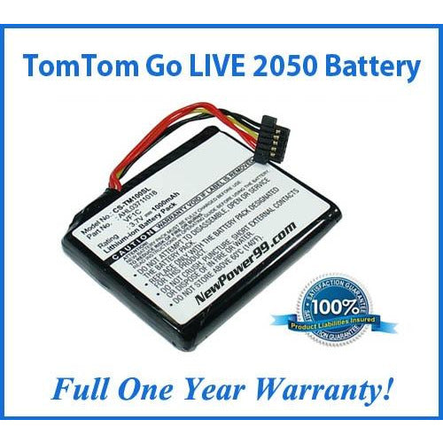 TomTom Go LIVE 2050 Battery Replacement Kit with Tools, Video Instructions, Extended Life Battery and Full One Year Warranty - NewPower99 CANADA